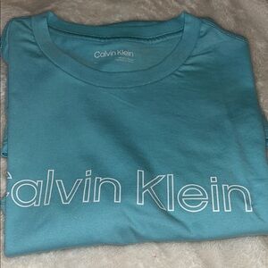 Calvin Klein Men's Teal Short Sleeve Tee